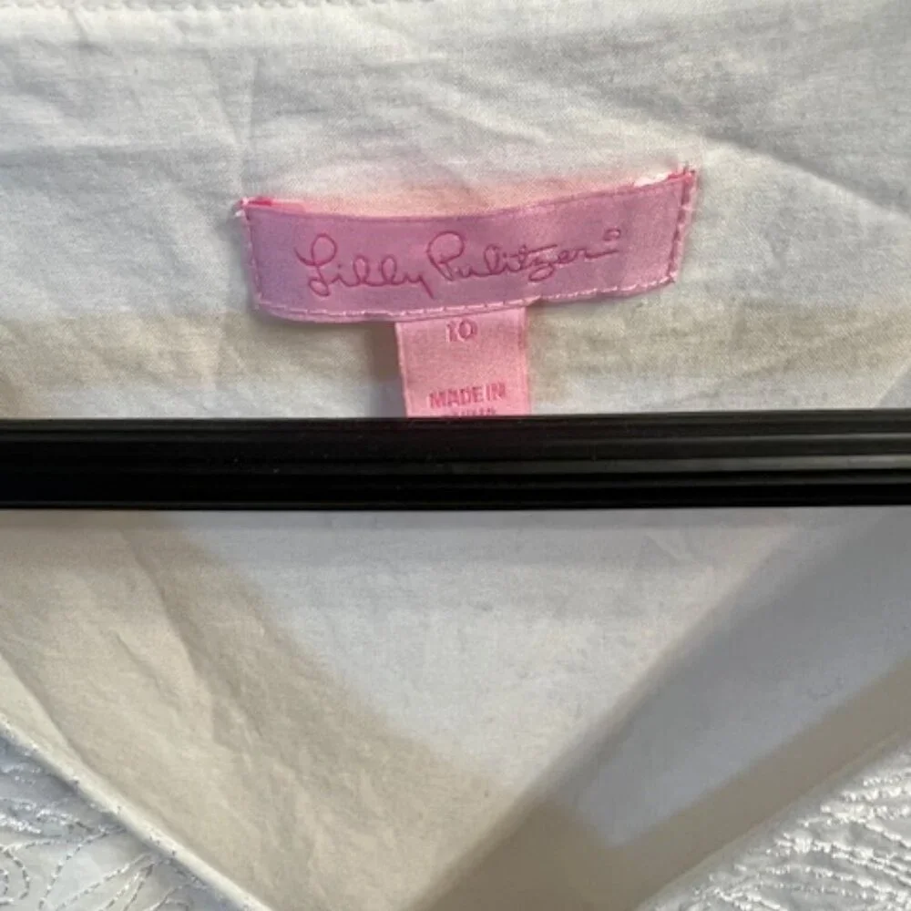 Lilly Pulitzer white dress 10 - Picture 3 of 8